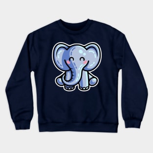 Kawaii Cute Elephant Crewneck Sweatshirt